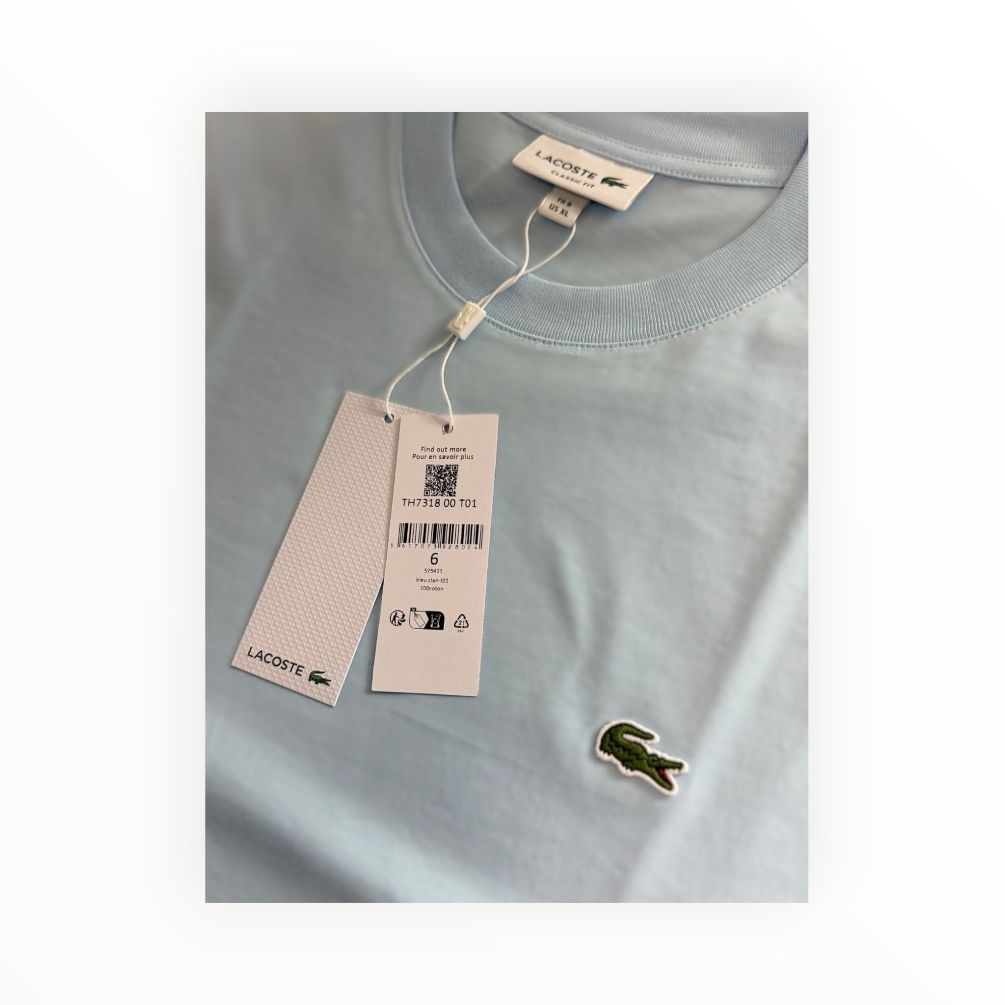 Lacoste - T-Shirt (Babyblau)